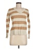 Ann Taylor LOFT Stripes Tan Pullover Sweater Size M - photo 1