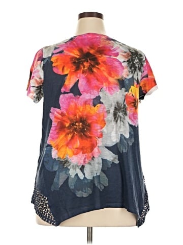Time and Tru Short Sleeve Blouse (view 2)