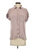 Altar'd State Pink Purple Short Sleeve Blouse Size S - photo 1