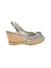 Stuart Weitzman Gray Wedges Size 8 1/2 - photo 1