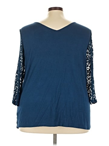 Lane Bryant 3/4 Sleeve Top (view 2)