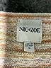 Nic + Zoe Tweed Tan Pullover Sweater Size S - photo 7