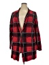 Elle Plaid Red Coat Size XXL - photo 1