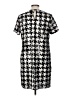 Ann Taylor 100% Polyester Houndstooth Silver Casual Dress Size 12 (petite) - photo 2