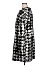 Ann Taylor 100% Polyester Houndstooth Silver Casual Dress Size 12 (petite) - photo 5