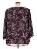 Fun2Fun 100% Polyester Burgundy 3/4 Sleeve Blouse Size 3X - photo 2