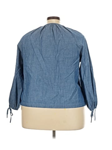 J.Crew 3/4 Sleeve Blouse (view 2)