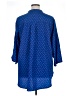 Shein Curve 100% Polyester Blue 3/4 Sleeve Blouse Size 16 Plus (2) - photo 2