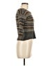 Peruvian Connection 100% Alpaca Chevron-herringbone Gray Wool Pullover Sweater Size M - photo 4