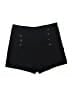 Belle Poque Solid Black Shorts Size L - photo 1