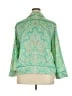J.Crew Collection 100% Polyester Green 3/4 Sleeve Blouse Size XXL - photo 2