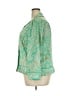 J.Crew Collection 100% Polyester Green 3/4 Sleeve Blouse Size XXL - photo 5