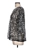 Alex Marie Silver 3/4 Sleeve Top Size L - photo 5