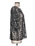 Alex Marie Silver 3/4 Sleeve Top Size L - photo 4