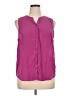 American Eagle Outfitters 100% Polyester Pink Sleeveless Blouse Size XL - photo 1