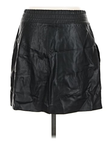 French Connection Faux Leather Skirt (view 2)