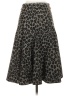Versace Animal Print Gray Black Wool Skirt Size EU (IT) 40 / US 4 - photo 2