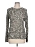 DKNY Tweed Green Long Sleeve T-Shirt Size L - photo 1