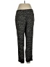 Ann Taylor LOFT 100% Polyester Polka Dots Black Casual Pants Size 4 - photo 2