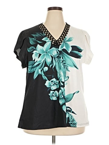 Unbranded Short Sleeve Blouse (view 1)