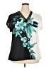 Unbranded Black Short Sleeve Blouse Size XXL - photo 1
