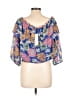 Veronica M. 100% Polyester Blue Long Sleeve Blouse Size M - photo 2