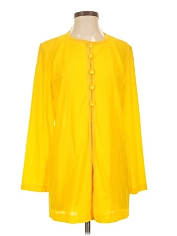 Yves Saint Laurent Vintage Half Button Cardigan  (view 1)