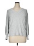 Ann Taylor LOFT Gray Long Sleeve Top Size XL - photo 1