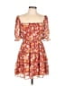 Fashion Bug 100% Polyester Floral Red Casual Dress Size M - photo 1