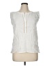 Ann Taylor White Sleeveless Blouse Size XL - photo 1