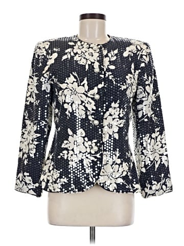 Teri Jon by Rickie Freeman Silk Blazer (view 1)