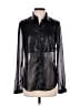 Guy Laroche 100% Polyester Metallic Black Long Sleeve Blouse Size EU (FR) 40 / US 8 - photo 1