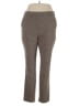 Rafaella Houndstooth Brown Casual Pants Size 16 - photo 1