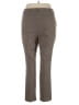 Rafaella Houndstooth Brown Casual Pants Size 16 - photo 2