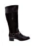 Etienne Aigner 100% Leather Black Boots Size 8 1/2 - photo 1