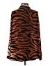 Fashion Nova 100% Polyester Animal Print Orange Long Sleeve Blouse Size S - photo 2
