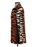 Fashion Nova 100% Polyester Animal Print Orange Long Sleeve Blouse Size S - photo 5