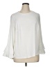 ELOQUII 100% Polyester Ivory 3/4 Sleeve Blouse Size 14 - photo 1