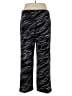 JM Collection Animal Print Black Casual Pants Size XL - photo 2