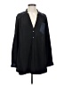 Zoa 100% Polyester Color Block Black Long Sleeve Blouse Size XS - photo 1