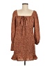 She + Sky 100% Polyester Brown Casual Dress Size M - photo 1