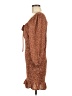 She + Sky 100% Polyester Brown Casual Dress Size M - photo 5