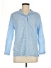 Three Islands Blue Long Sleeve Top Size M - photo 1