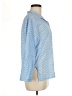 Three Islands Blue Long Sleeve Top Size M - photo 4