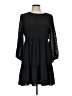 Madewell Solid Black Casual Dress Size 10 - photo 1