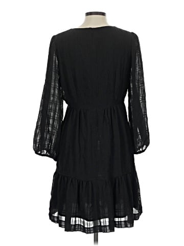 Madewell Puff-Sleeve Ruffle-Hem Mini Dress (view 2)