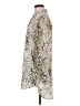 Spense 100% Polyester Animal Print Gold Long Sleeve Blouse Size M - photo 5