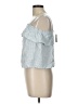 Copper Key Blue Sleeveless Blouse Size L - photo 5