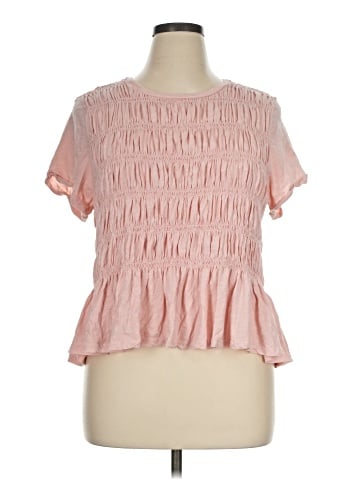 Pilcro Short Sleeve Blouse (view 1)