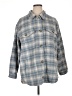American Eagle Outfitters 100% Polyester Plaid Blue Coat Size XL - photo 1